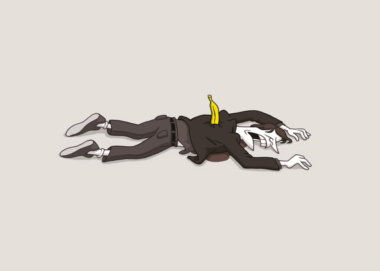 Bananisation de la violence – dessin d’humour de Gwel