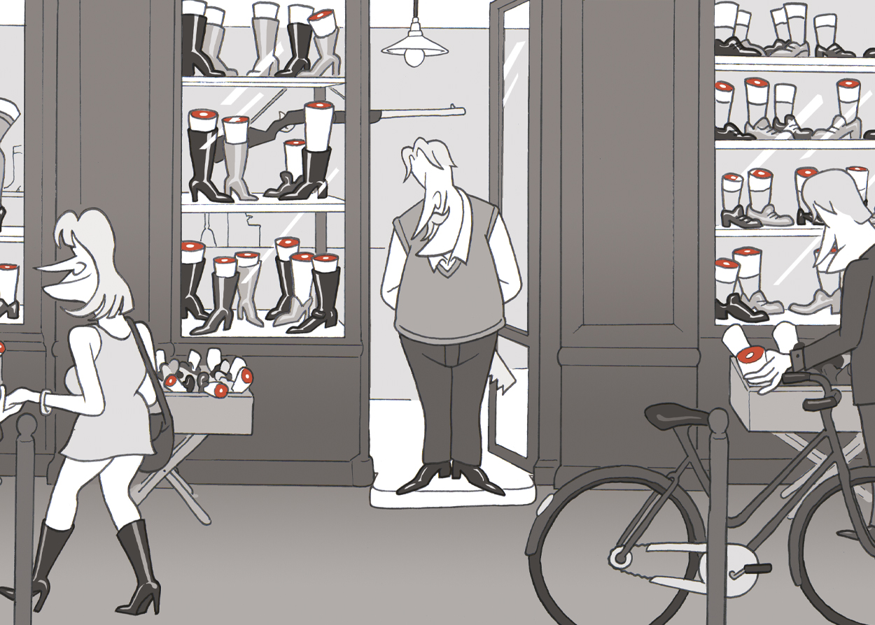 Chasseur chausseur – dessin d’humour de Gwel