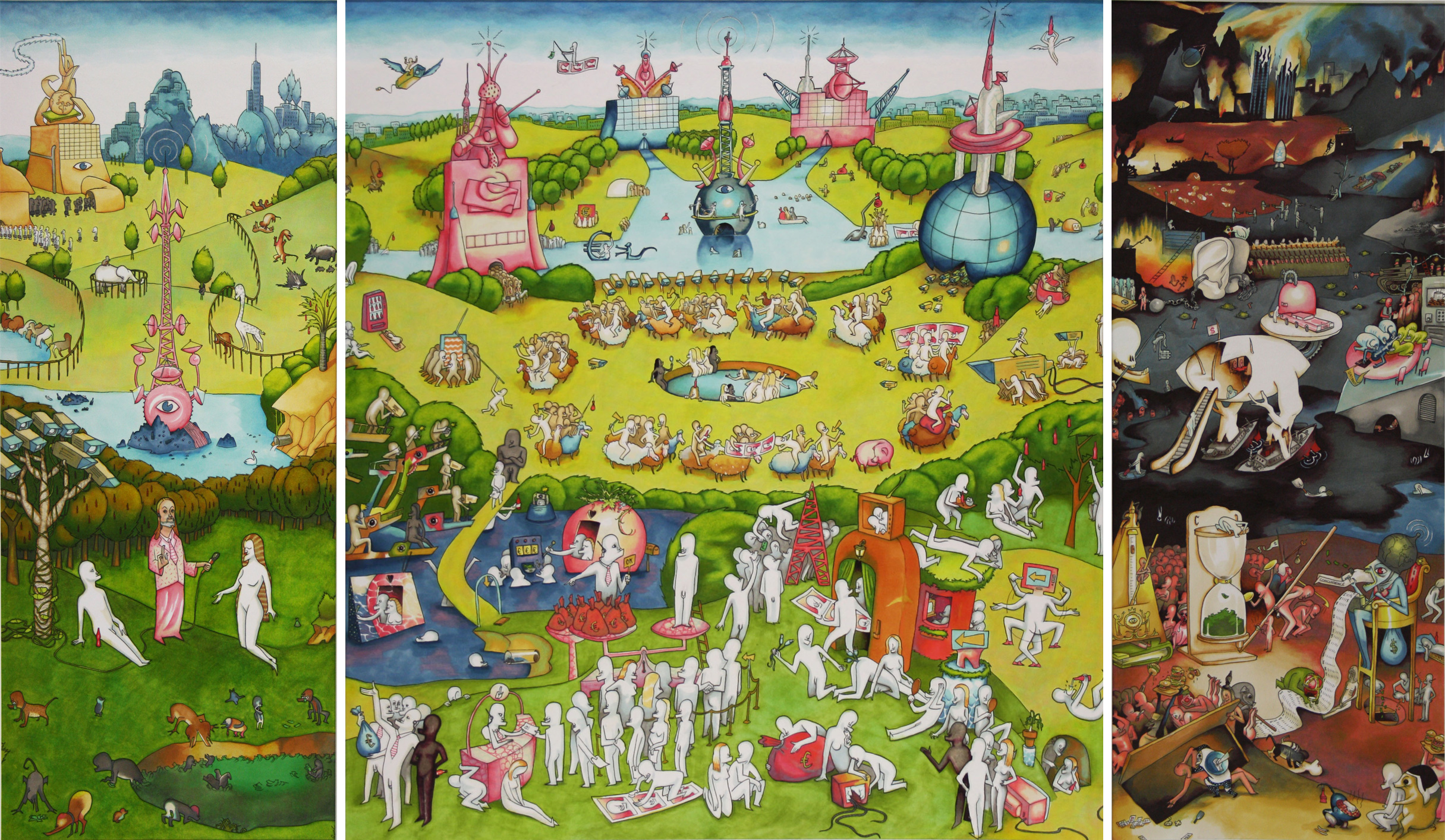 Triptyques – travaux artistiques de Gwel, image 1 sur 3
